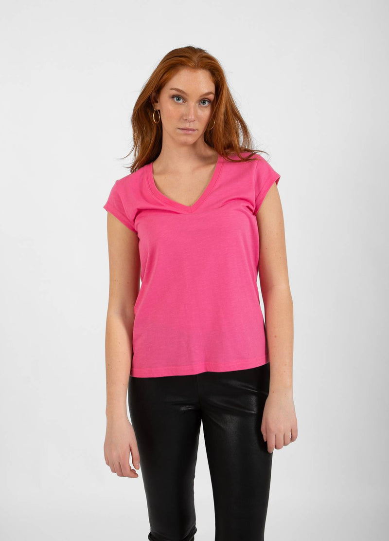 CC Heart CC HEART V-AUSSCHNITT T-SHIRT T-Shirt Clear pink - 691
