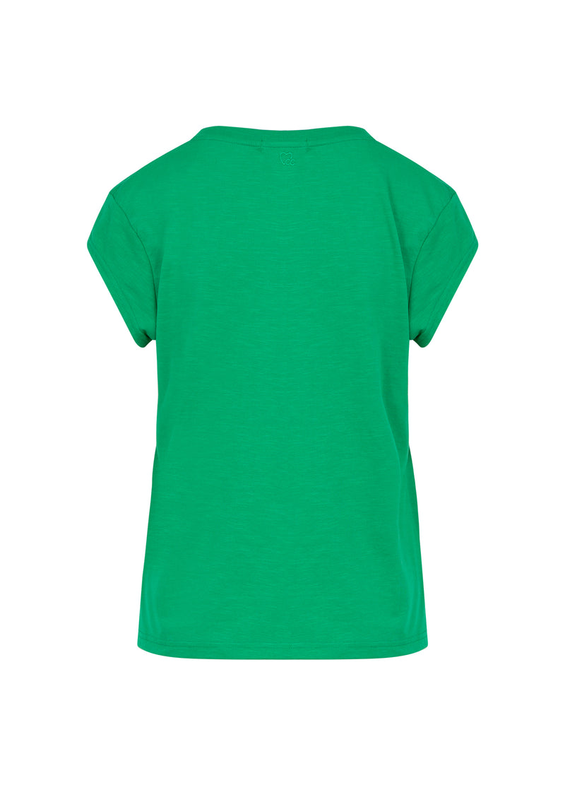 CC Heart CC HEART V-AUSSCHNITT T-SHIRT T-Shirt Emerald green - 402