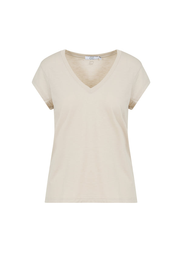 CC Heart CC HEART V-AUSSCHNITT T-SHIRT T-Shirt Light khaki - 435