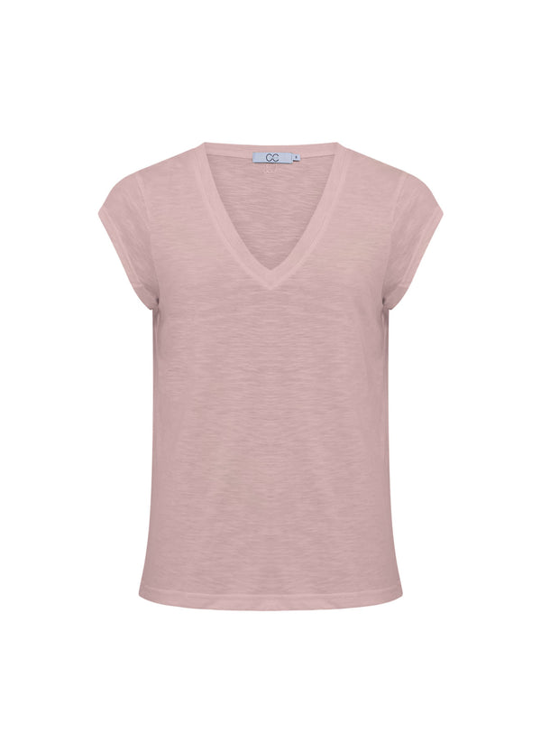 CC Heart CC HEART V-AUSSCHNITT T-SHIRT T-Shirt Old rose - 690
