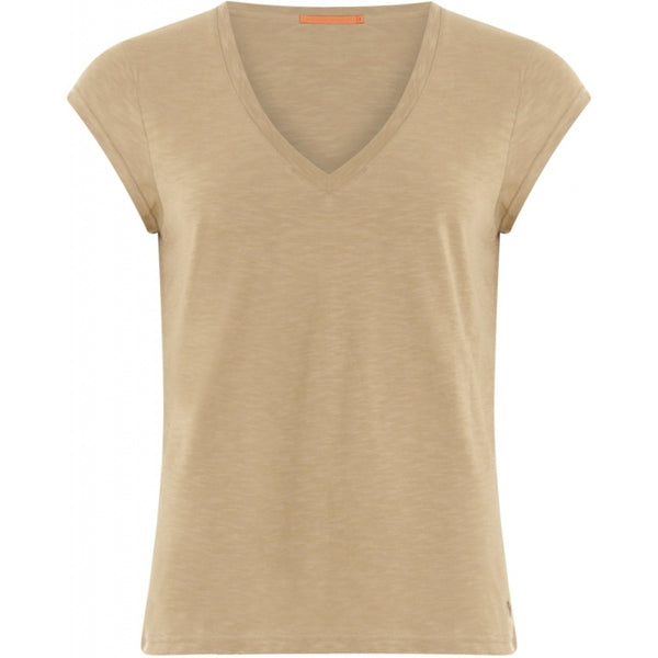 CC Heart CC HEART V-AUSSCHNITT T-SHIRT T-Shirt Warm Sand - 307