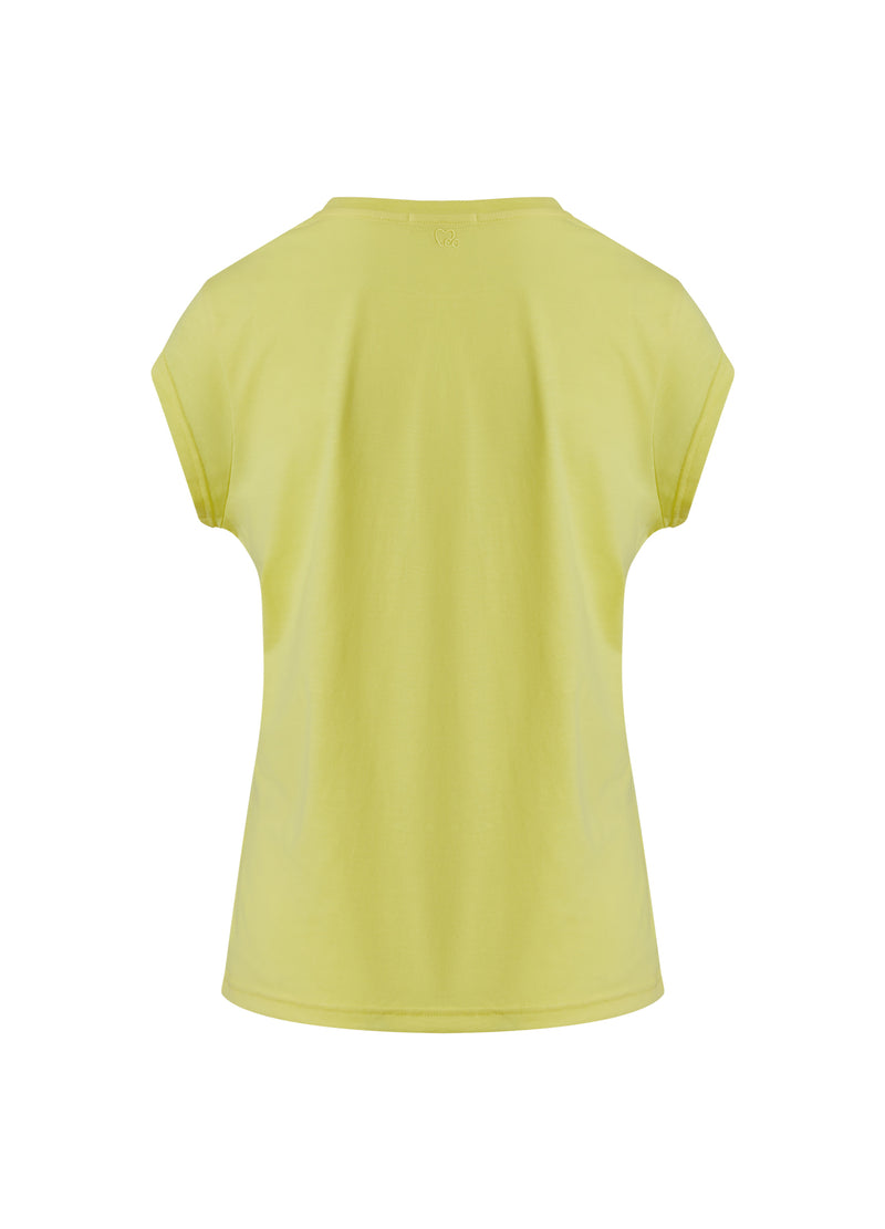 CC Heart CC HEART V-AUSSCHNITT T-SHIRT T-Shirt Warm lemon - 784