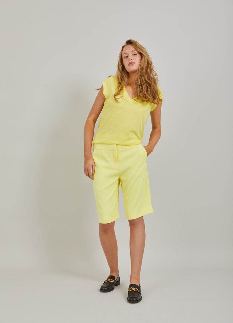 CC Heart CC HEART V-AUSSCHNITT T-SHIRT T-Shirt Warm lemon - 784