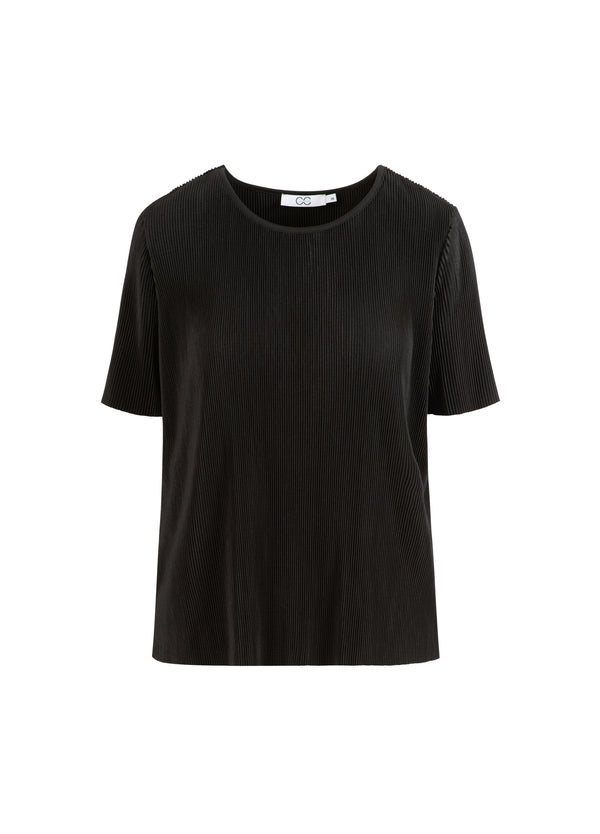 CC Heart CC HEART VIVIAN KURZARM-BLUSE Shirt/Blouse Black - 100