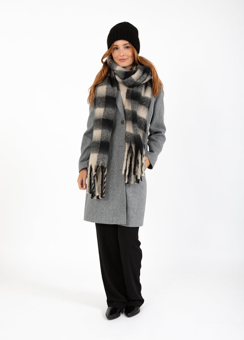 CC Heart CC HEART GROß KARIERTES TUCH Accessories Black/off white mix - 196
