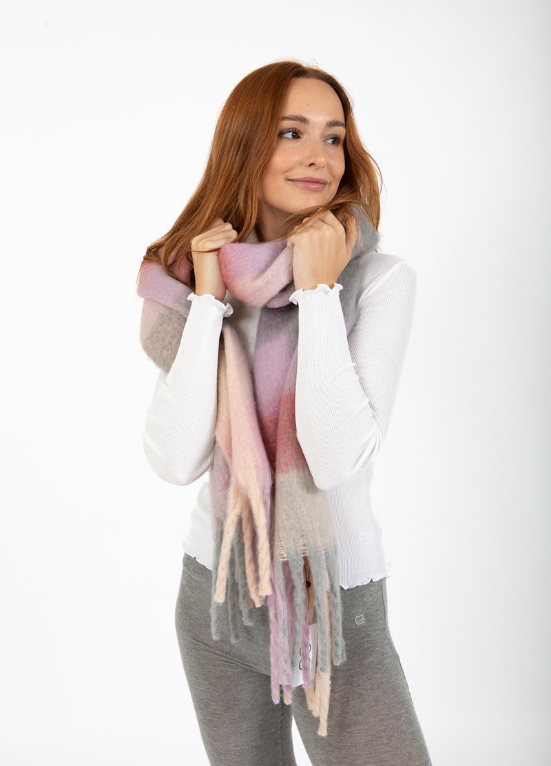 CC Heart CC HEART GROß KARIERTES TUCH Accessories Rose/pink mix - 670