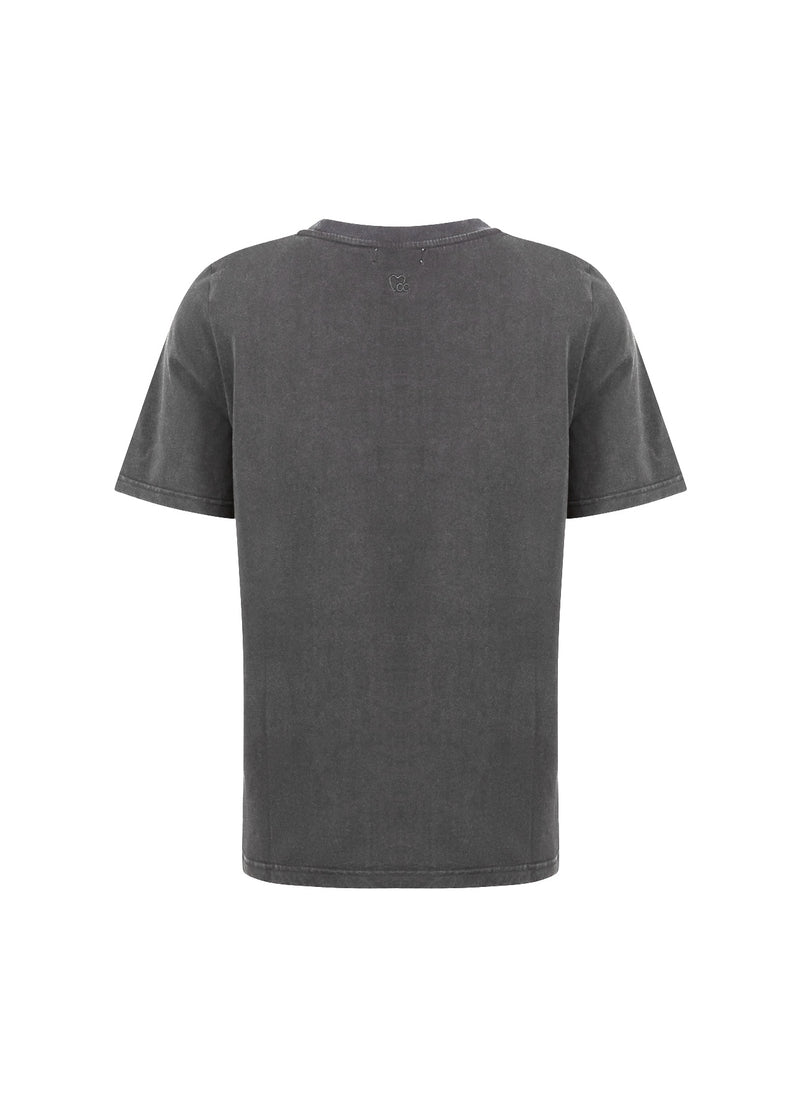 CC Heart CC HERZ LIGHTNING TEE - MITTELÄRMEL T-Shirt Washed grey - 180