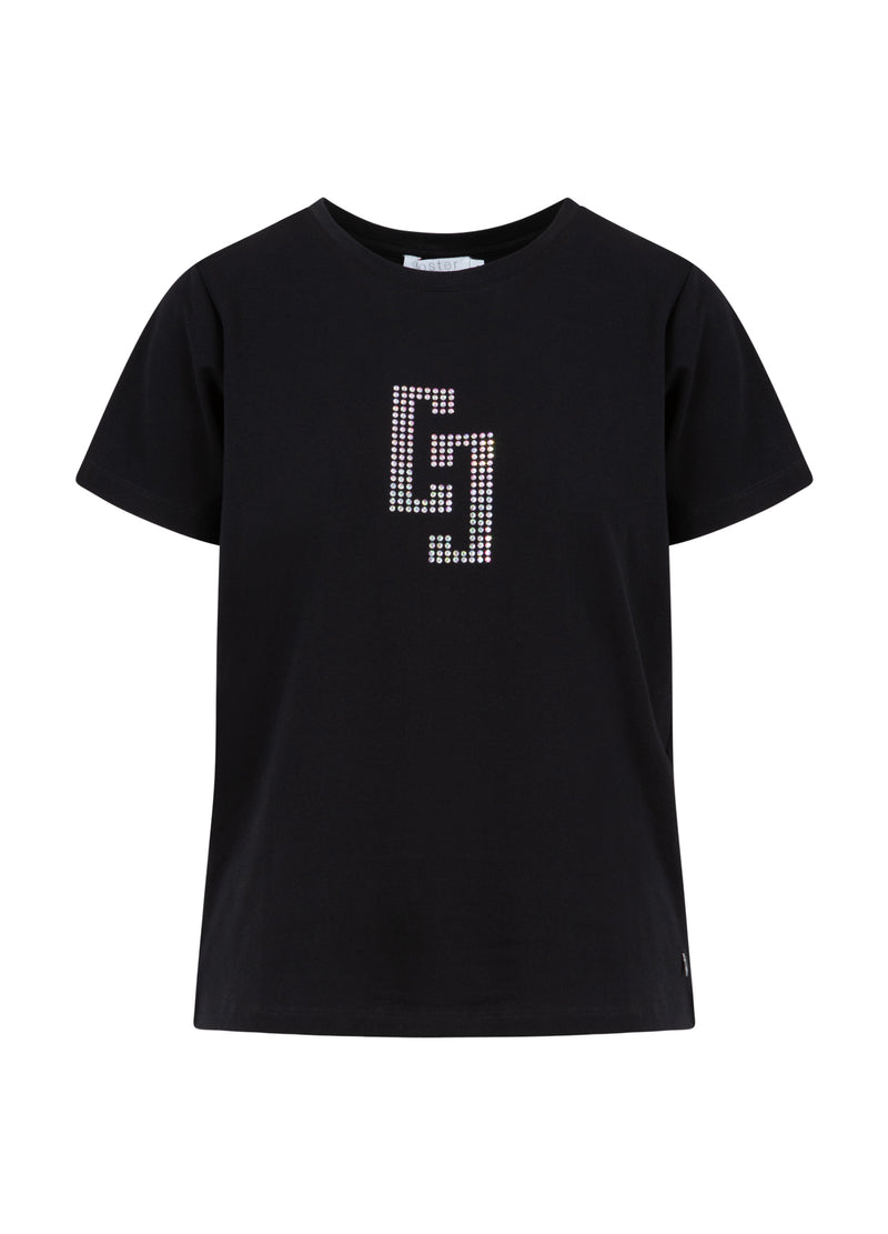 Coster Copenhagen CC STRASS T-SHIRT T-Shirt Black - 100