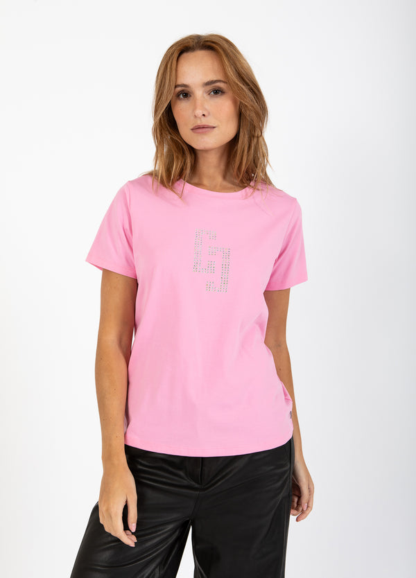 Coster Copenhagen CC STRASS T-SHIRT T-Shirt Bubble pink - 690