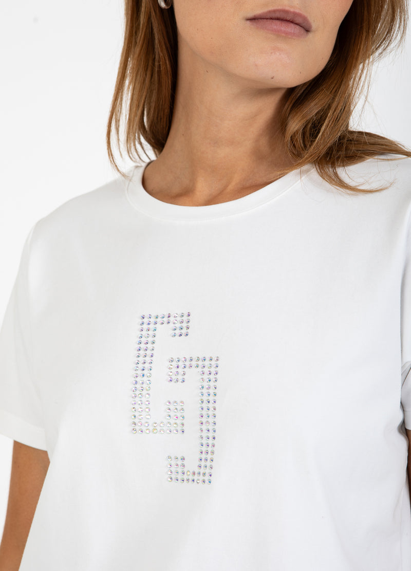 Coster Copenhagen CC STRASS T-SHIRT T-Shirt White - 200