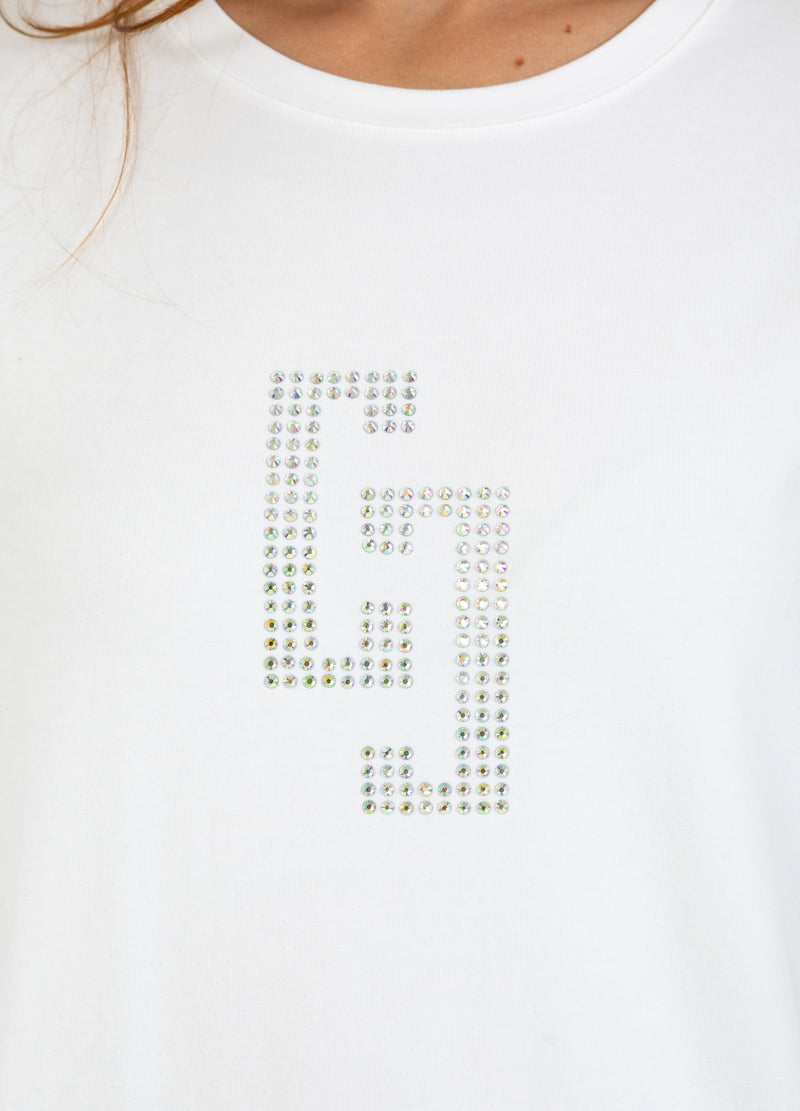 Coster Copenhagen CC STRASS T-SHIRT T-Shirt White - 200