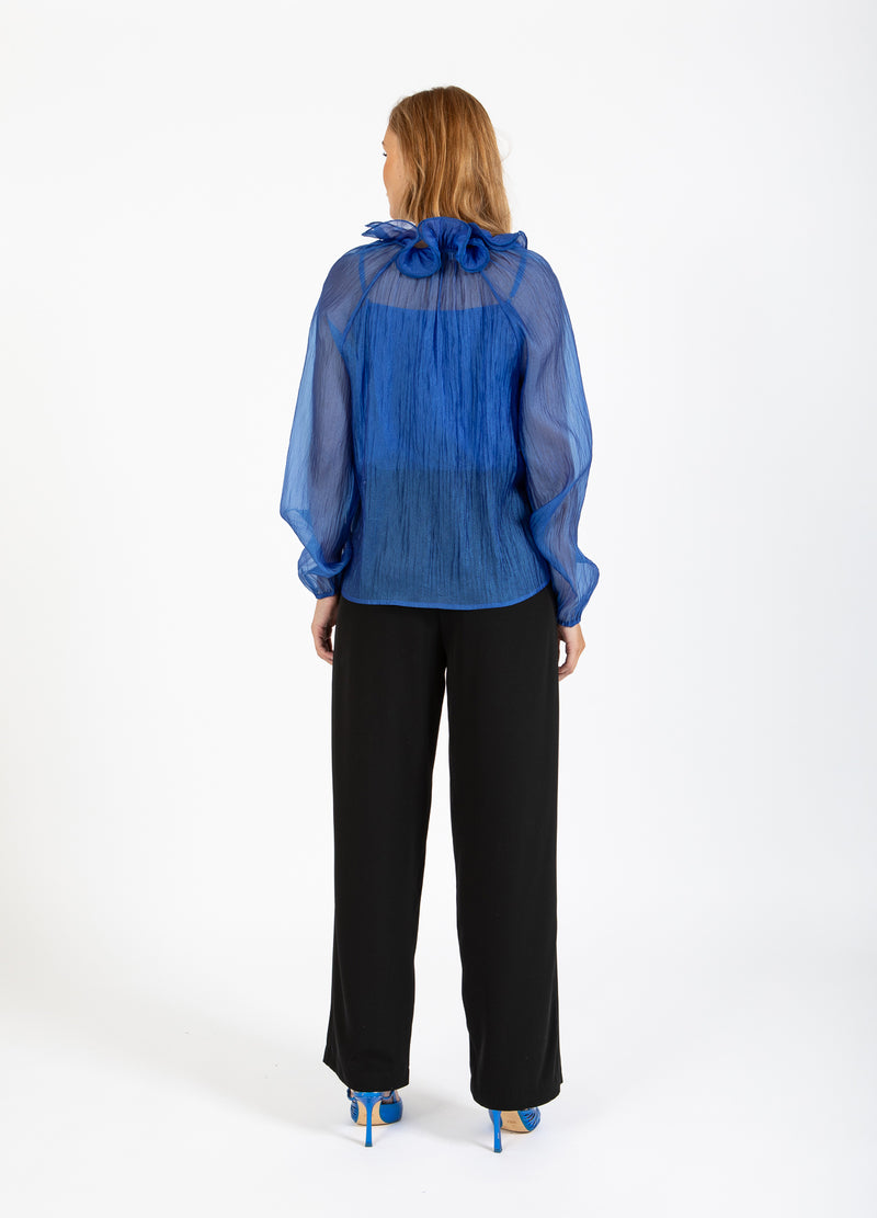 Coster Copenhagen CHIFFON BLUSE Shirt/Blouse Rich blue - 583