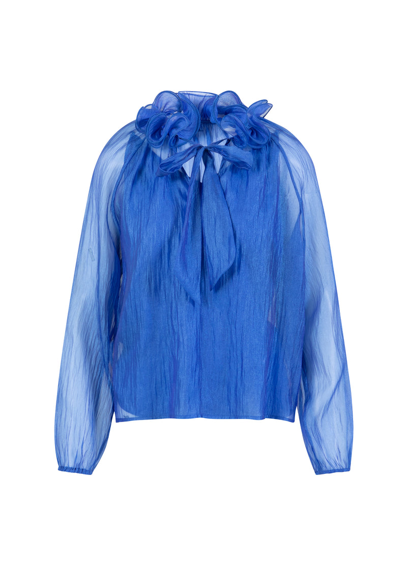 Coster Copenhagen CHIFFON BLUSE Shirt/Blouse Rich blue - 583