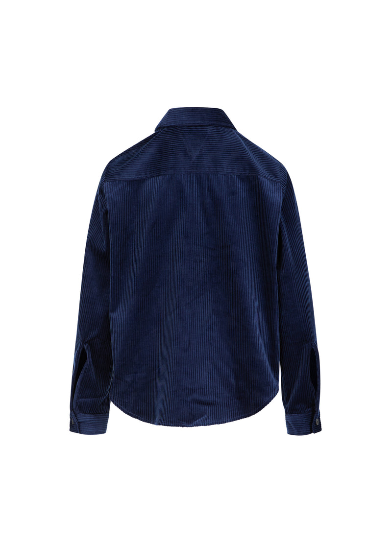 Coster Copenhagen CORDHEMD Shirt/Blouse Eclipse blue - 555