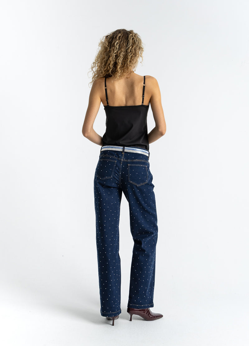 Coster Copenhagen DENIM HOSE MIT NITEN - PETRA FIT Pants Eclipse blue - 555