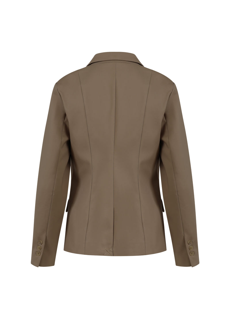 Coster Copenhagen DOPPELREIHIGER BLAZER MIT PRAKTISCHEN DETAILS Blazer Desert sand - 329