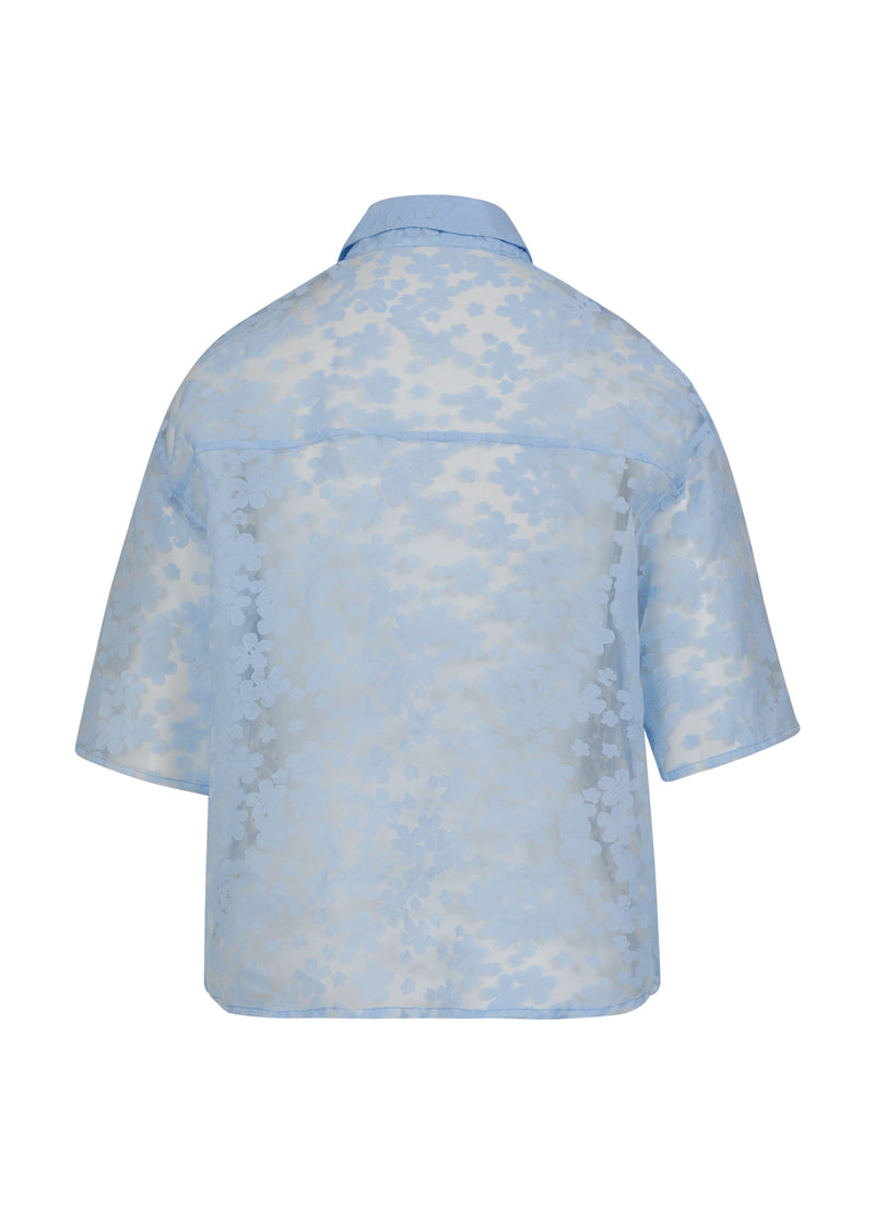 Coster Copenhagen DURCHSICHTIGES SHIRT MIT BLUMEN Shirt/Blouse Blue flower - 569