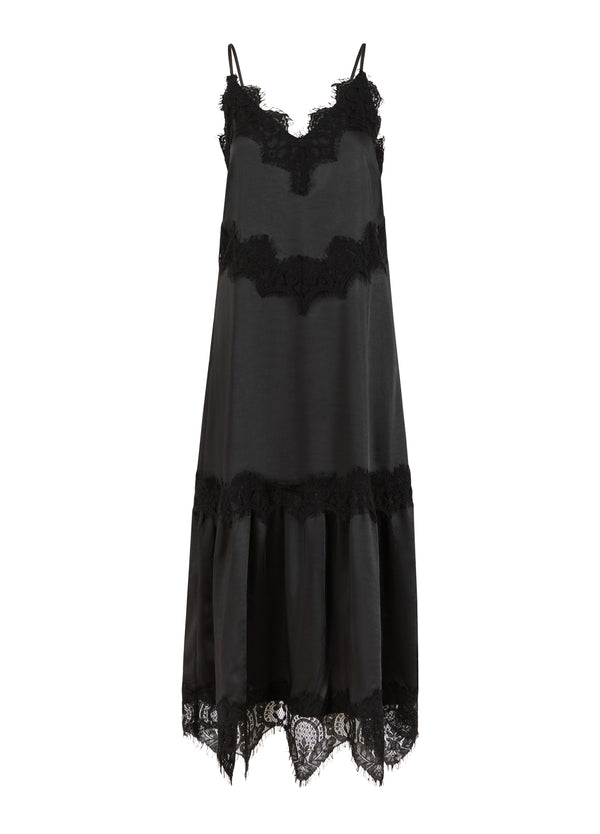 Coster Copenhagen Dress with lace detail Dress Black - 100