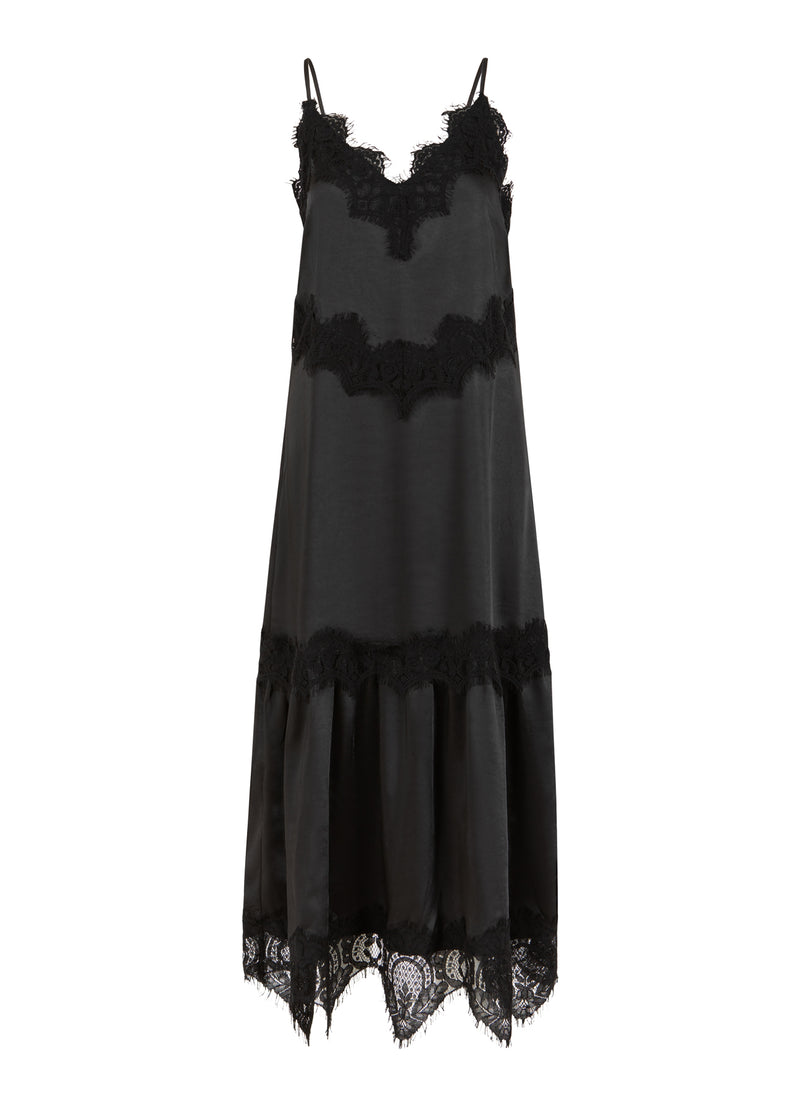 Coster Copenhagen Dress with lace detail Dress Black - 100