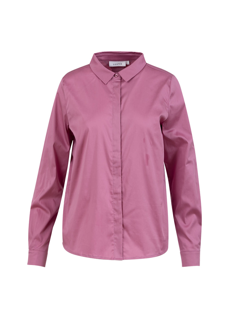 Coster Copenhagen ENG ANLIEGENDES KLASSISCHES HEMD Shirt/Blouse Magenta - 861