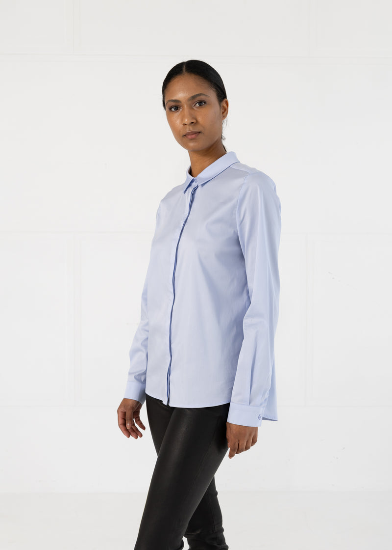 Coster Copenhagen ENG ANLIEGENDES KLASSISCHES HEMD Shirt/Blouse Oxford blue - 508