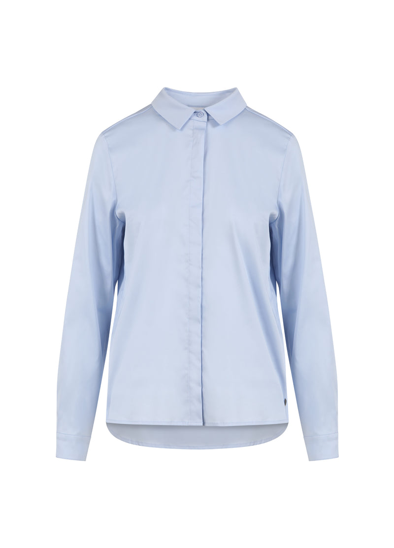 Coster Copenhagen ENG ANLIEGENDES KLASSISCHES HEMD Shirt/Blouse Oxford blue - 508