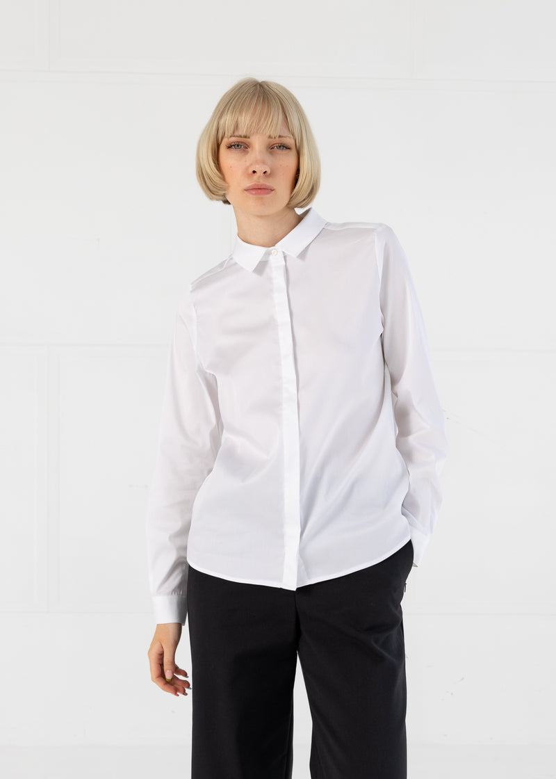 Coster Copenhagen ENG ANLIEGENDES KLASSISCHES HEMD Shirt/Blouse White - 200