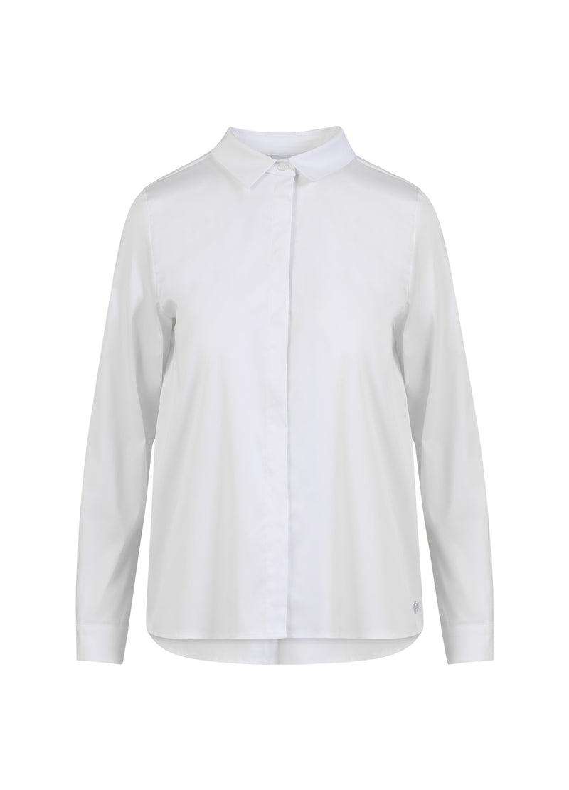 Coster Copenhagen ENG ANLIEGENDES KLASSISCHES HEMD Shirt/Blouse White - 200