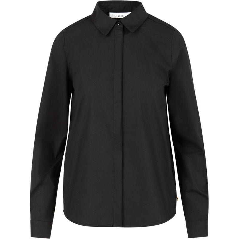 Coster Copenhagen ENG ANLIEGENDES KLASSISCHES HEMD Shirt/Blouse Black - 100
