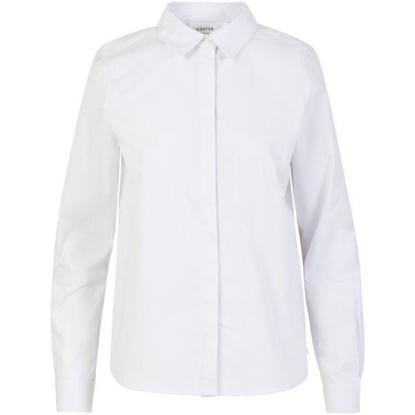 Coster Copenhagen ENG ANLIEGENDES KLASSISCHES HEMD Shirt/Blouse White - 200