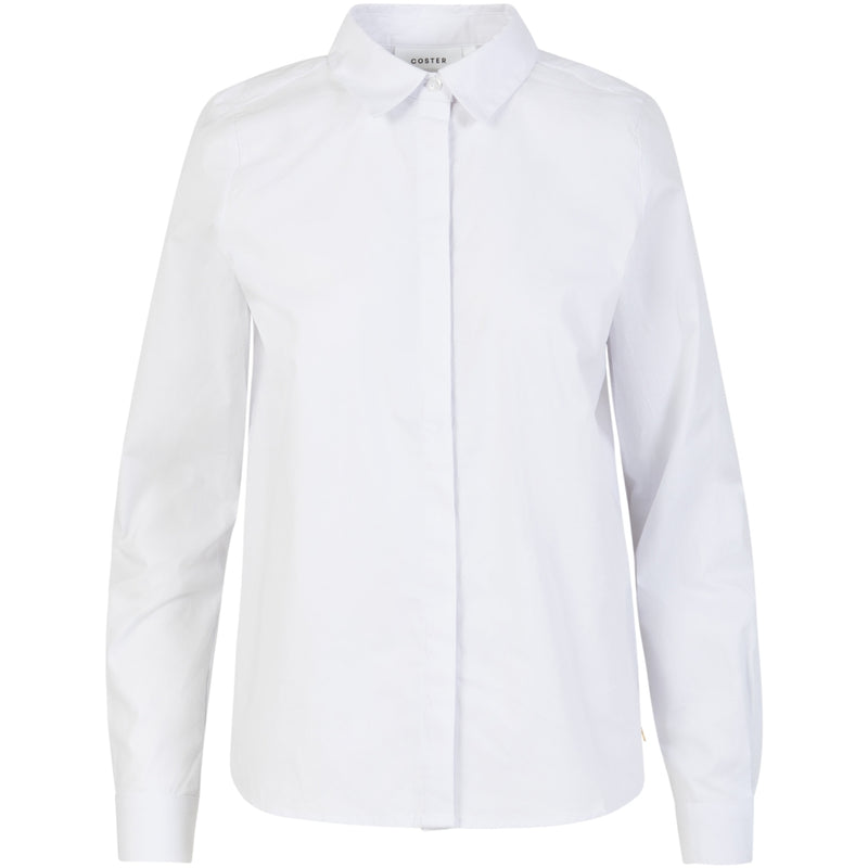 Coster Copenhagen ENG ANLIEGENDES KLASSISCHES HEMD Shirt/Blouse White - 200