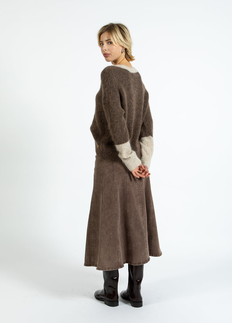 Coster Copenhagen FARBENBLOCK STRICK Knitwear Hazel/sand - 334
