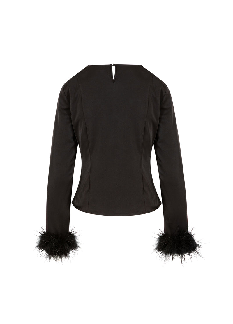 Coster Copenhagen FEDERHEMD Shirt/Blouse Black - 100