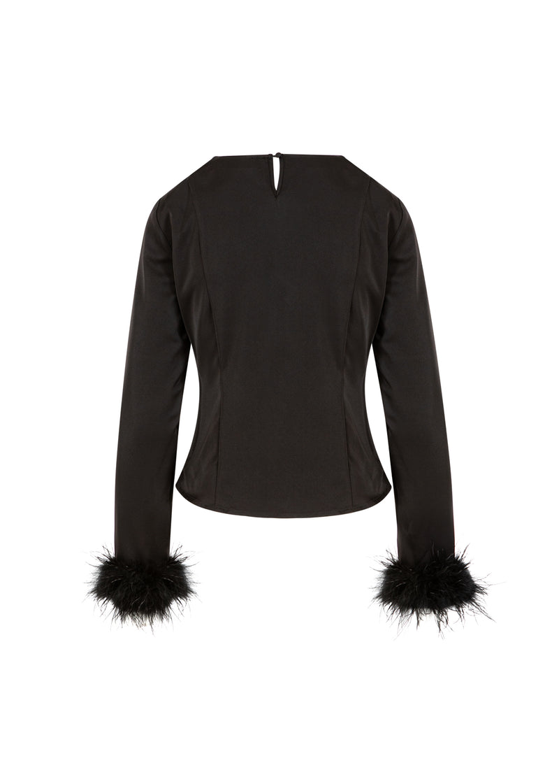 Coster Copenhagen FEDERHEMD Shirt/Blouse Black - 100