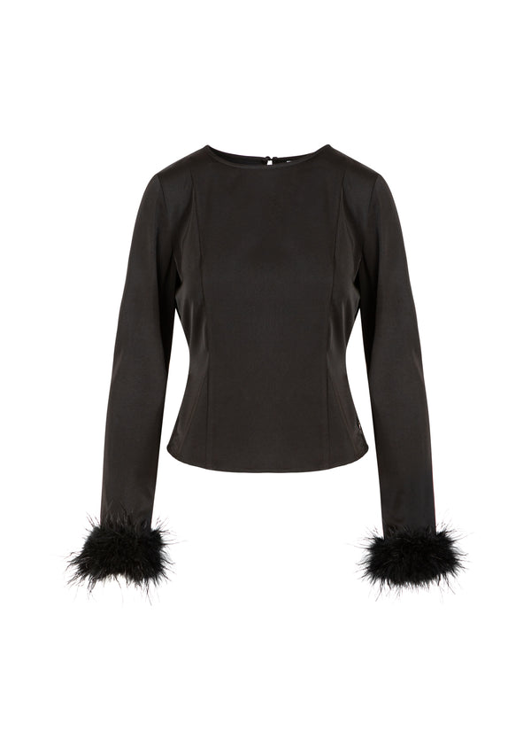 Coster Copenhagen FEDERHEMD Shirt/Blouse Black - 100