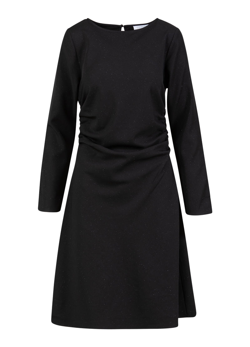 Coster Copenhagen GEKLEIDETES GLANZKLEID Dress Black - 100