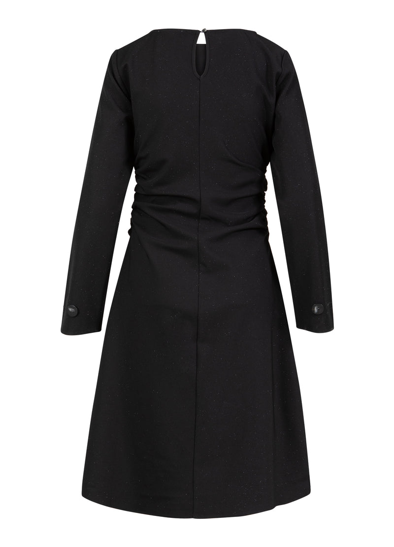 Coster Copenhagen GEKLEIDETES GLANZKLEID Dress Black - 100