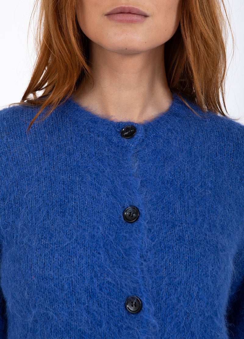 Coster Copenhagen GEKÜRZTE STRICKJACKE Knitwear Rich blue - 583