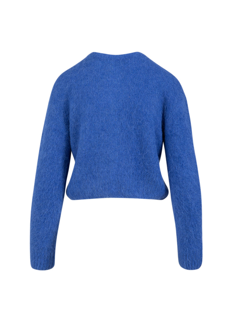 Coster Copenhagen GEKÜRZTE STRICKJACKE Knitwear Rich blue - 583