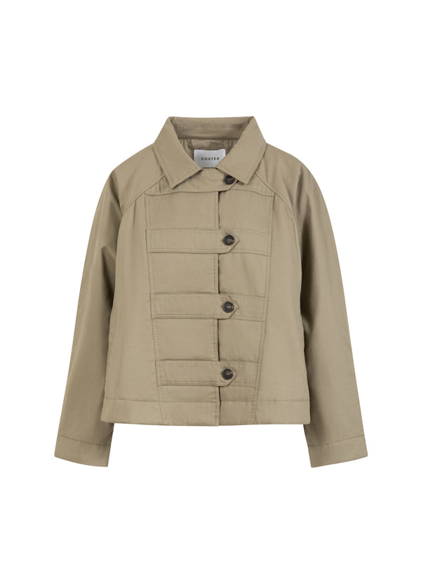 Coster Copenhagen GEPOLSTERTER MILITÄRJACKE Outerwear Hunter Green - 486