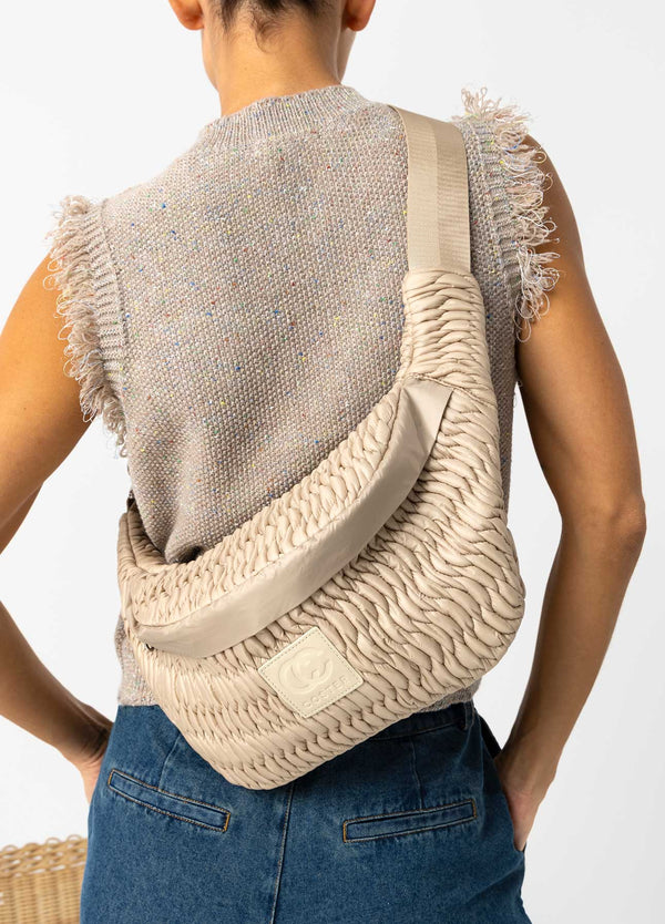 Coster Copenhagen GESTEPPTER BUMBAG Accessories Creme - 241