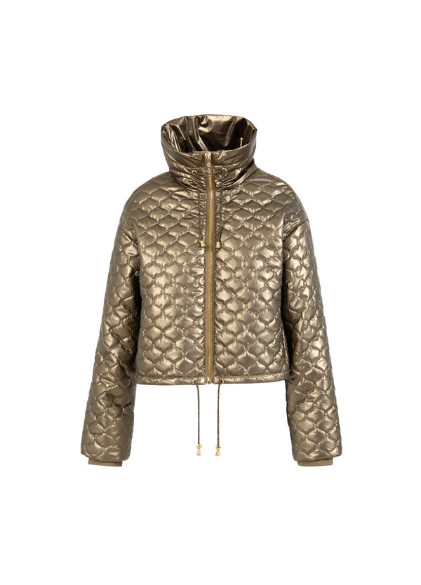 Coster Copenhagen GESTEPPTER PUFFERJACKE Outerwear Metallic sand - 370