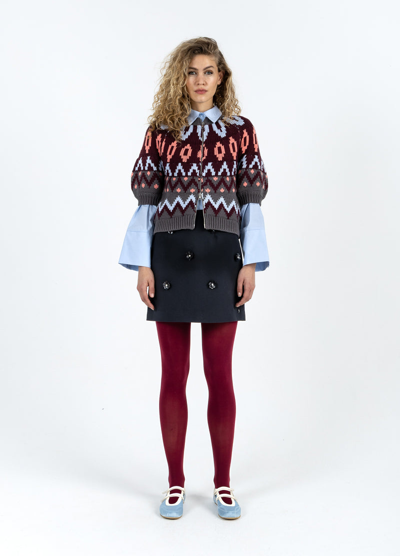 Coster Copenhagen GESTRICKTE REIßVERSCHLUSSJACKE Knitwear Mix - 999