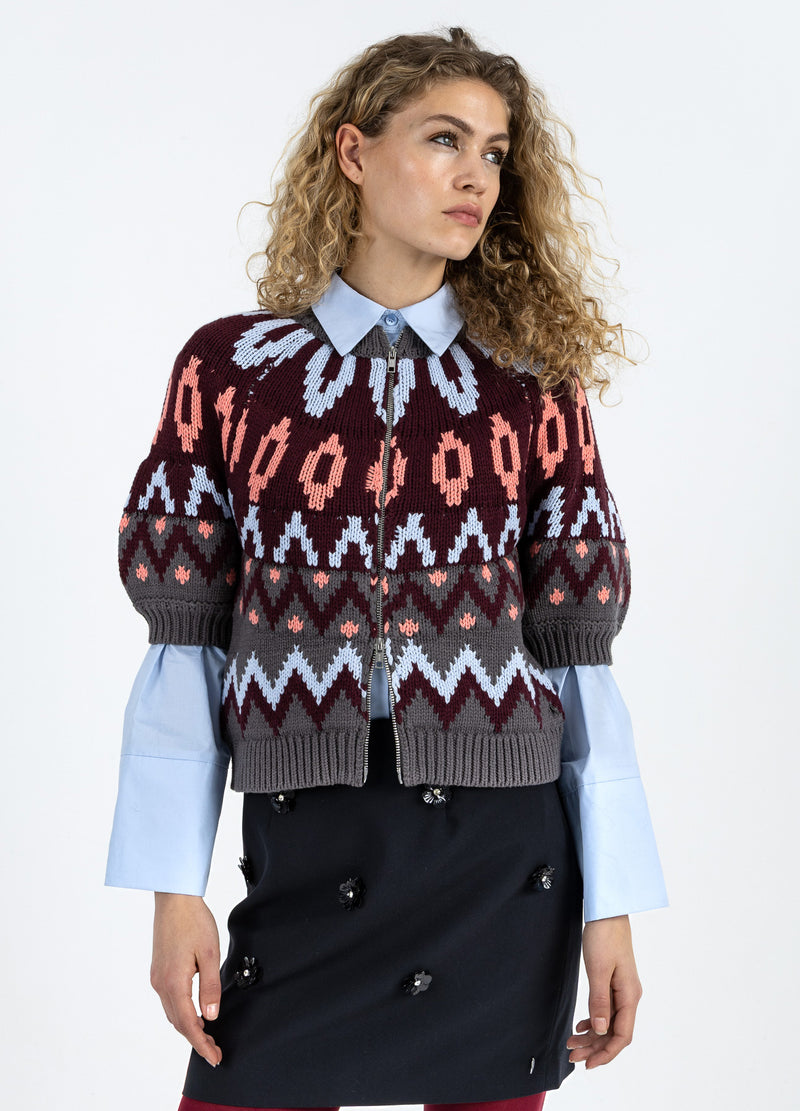 Coster Copenhagen GESTRICKTE REIßVERSCHLUSSJACKE Knitwear Mix - 999