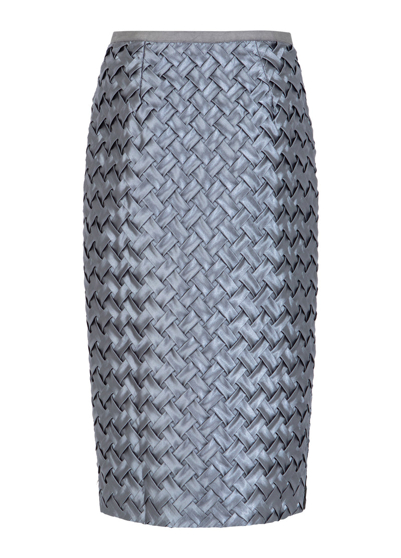Coster Copenhagen GEWELLTE ROCK Skirt Mist grey - 121