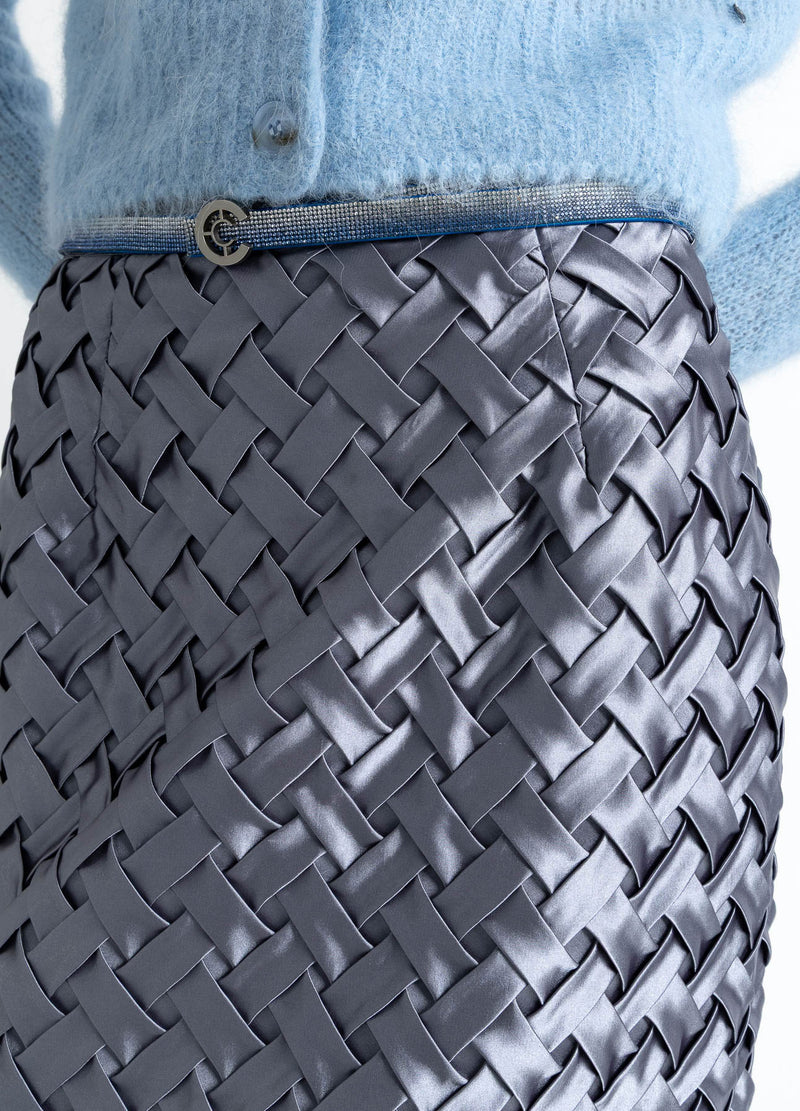 Coster Copenhagen GEWELLTE ROCK Skirt Mist grey - 121