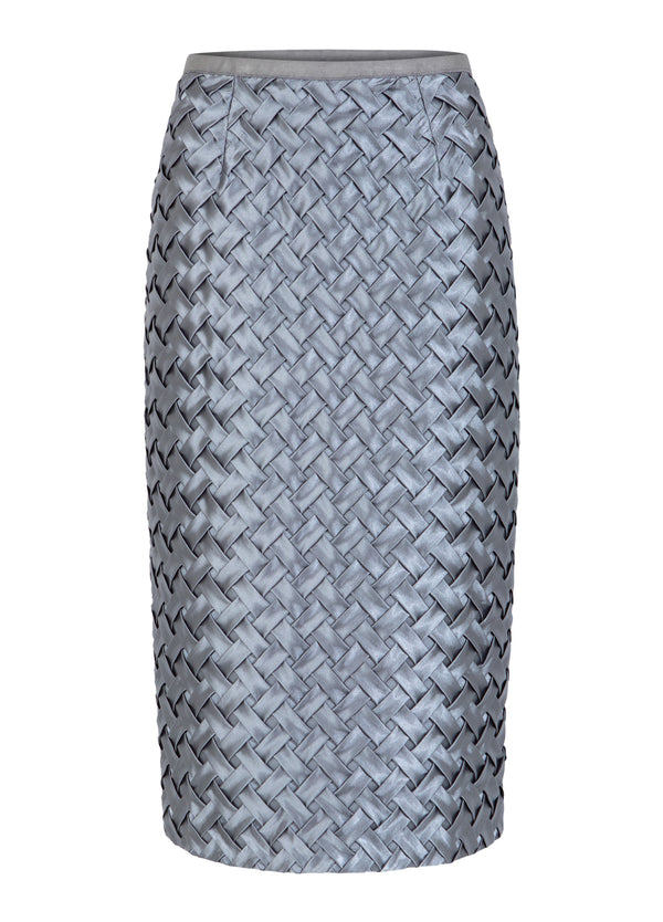 Coster Copenhagen GEWELLTE ROCK Skirt Mist grey - 121