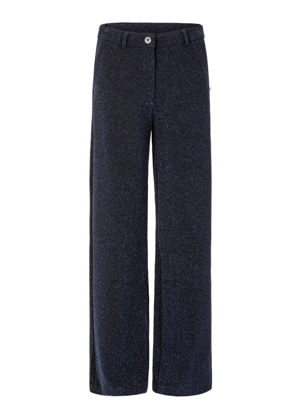 Coster Copenhagen GLANZHOSE - PETRA PASSFORM Pants Eclipse blue - 555
