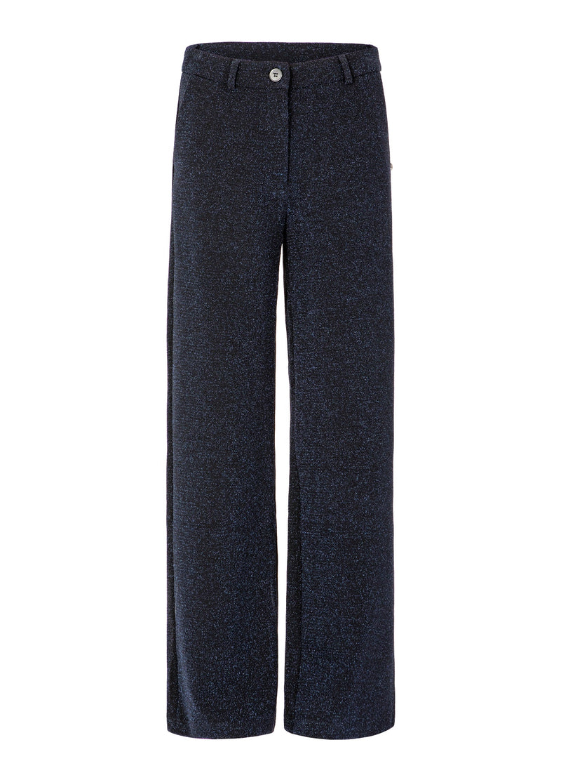 Coster Copenhagen GLANZHOSE - PETRA PASSFORM Pants Eclipse blue - 555