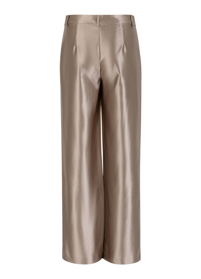 Coster Copenhagen GLANZHOS - PETRA FIT Pants Champagne - 299